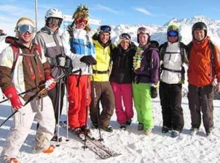 sciare durante un teambuilding 